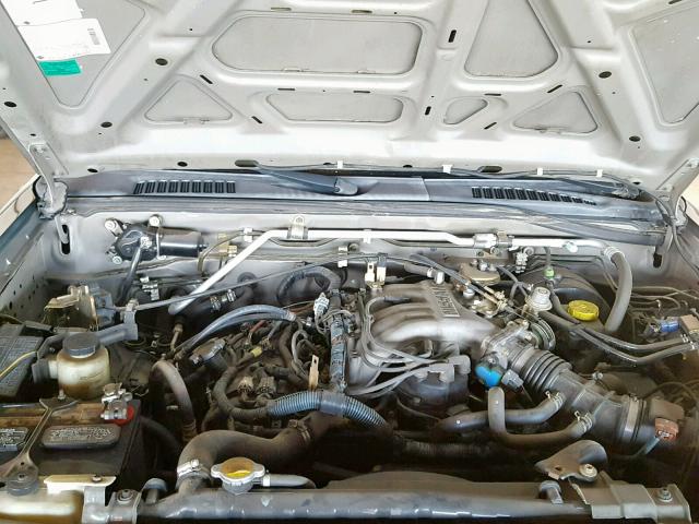 1N6ED27Y14C422328 - 2004 NISSAN FRONTIER C BLUE photo 7