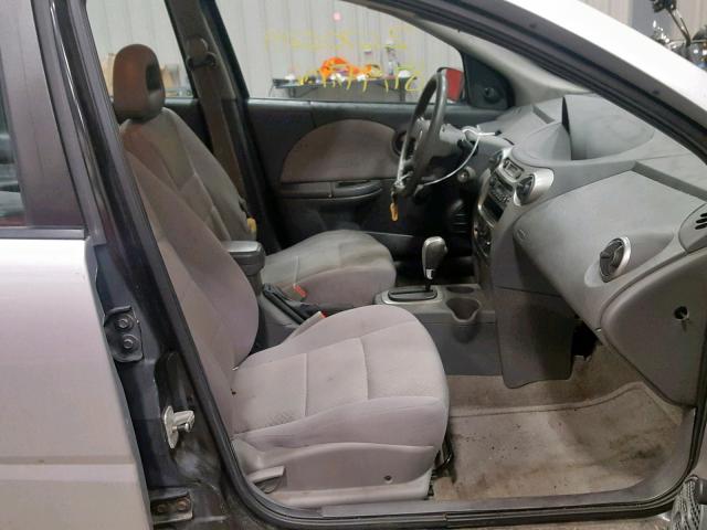 1G8AJ52FX5Z107487 - 2005 SATURN ION LEVEL SILVER photo 5