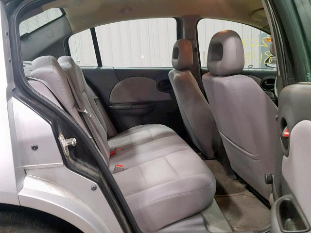 1G8AJ52FX5Z107487 - 2005 SATURN ION LEVEL SILVER photo 6