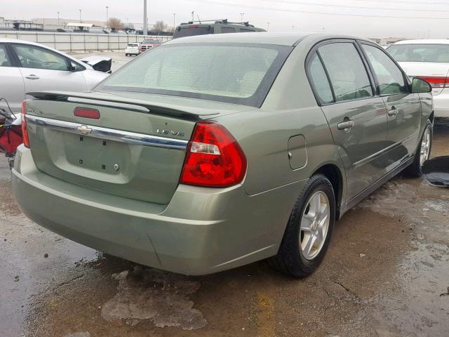1G1ZT54805F210056 - 2005 CHEVROLET MALIBU LS GREEN photo 4