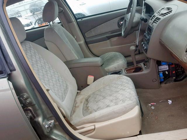 1G1ZT54805F210056 - 2005 CHEVROLET MALIBU LS GREEN photo 5