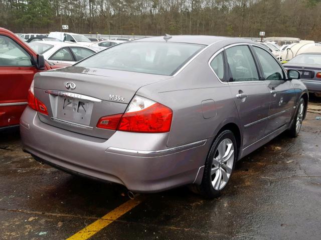 JNKCY01FX9M852689 - 2009 INFINITI M35 BASE GRAY photo 4