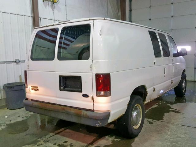 1FTNE24W15HA07887 - 2005 FORD E250 CARGO WHITE photo 4