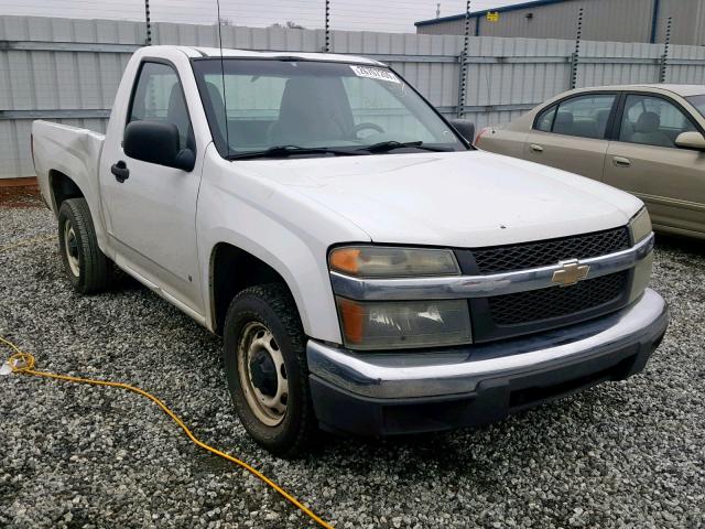 1GCCS14E288184616 - 2008 CHEVROLET COLORADO WHITE photo 1