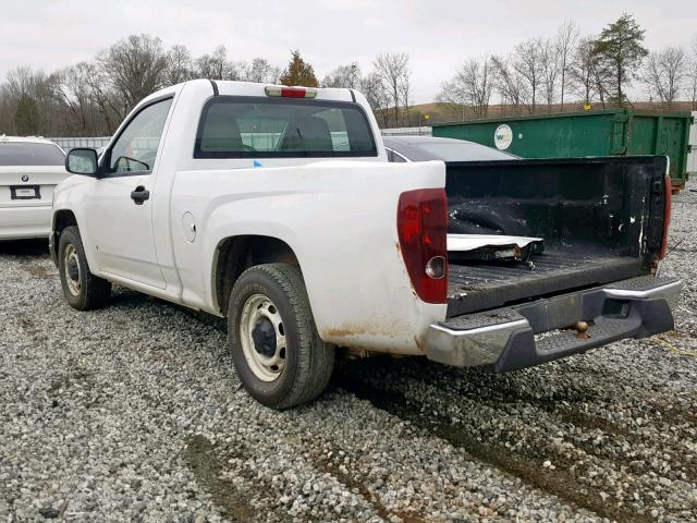 1GCCS14E288184616 - 2008 CHEVROLET COLORADO WHITE photo 3