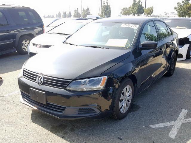 3VW2K7AJ5DM269095 - 2013 VOLKSWAGEN JETTA BASE Սև լուսանկար 2