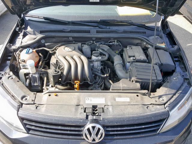 3VW2K7AJ5DM269095 - 2013 VOLKSWAGEN JETTA BASE Սև լուսանկար 7