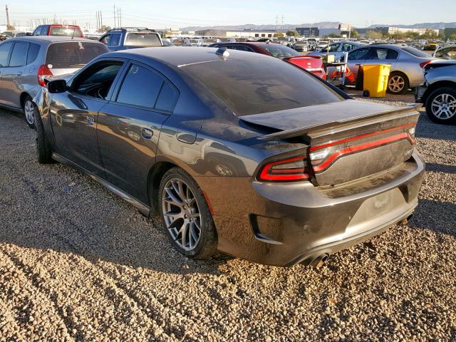 2C3CDXEJ7GH165923 - 2016 DODGE CHARGER SR CHARCOAL photo 3