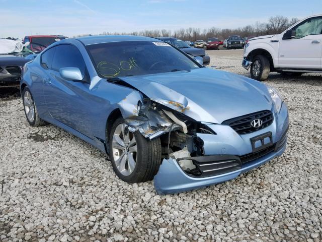 KMHHU6KH2AU007115 - 2010 HYUNDAI GENESIS CO BLUE photo 1