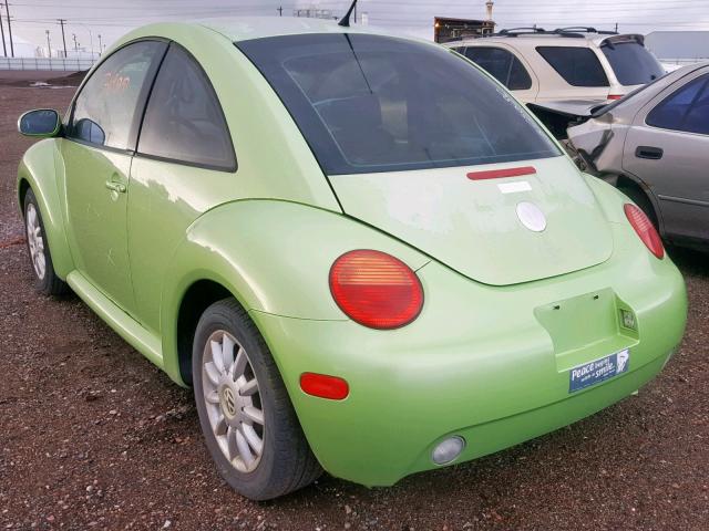 3VWCK31C54M406616 - 2004 VOLKSWAGEN NEW BEETLE Yaşıl foto 3
