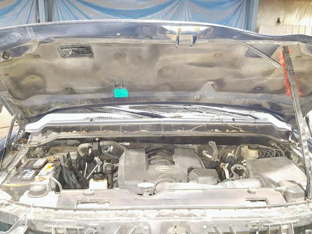 5N1AA08B36N723209 - 2006 NISSAN ARMADA SE BLUE photo 7