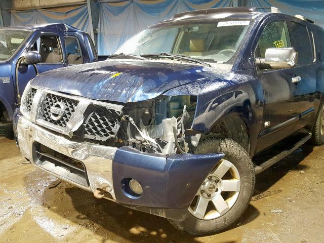 5N1AA08B36N723209 - 2006 NISSAN ARMADA SE BLUE photo 9