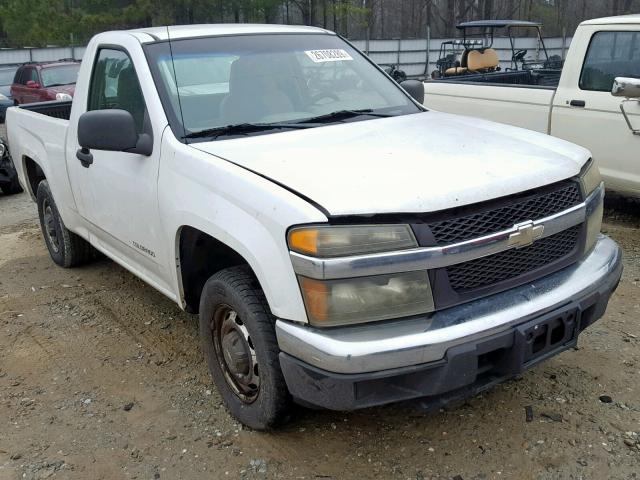 1GCCS148758263690 - 2005 CHEVROLET COLORADO WHITE photo 1