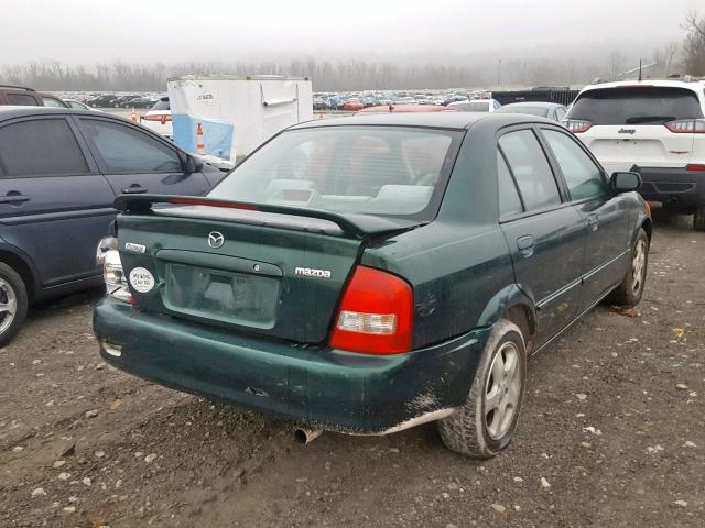 JM1BJ221XX0133172 - 1999 MAZDA PROTEGE ES 绿色 照片 4