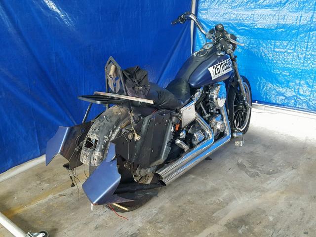 1HD1GNW164K303239 - 2004 HARLEY-DAVIDSON FXDLI BLUE photo 4