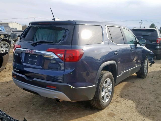 1GKKNKLA3JZ118457 - 2018 GMC ACADIA SLE BLUE photo 4