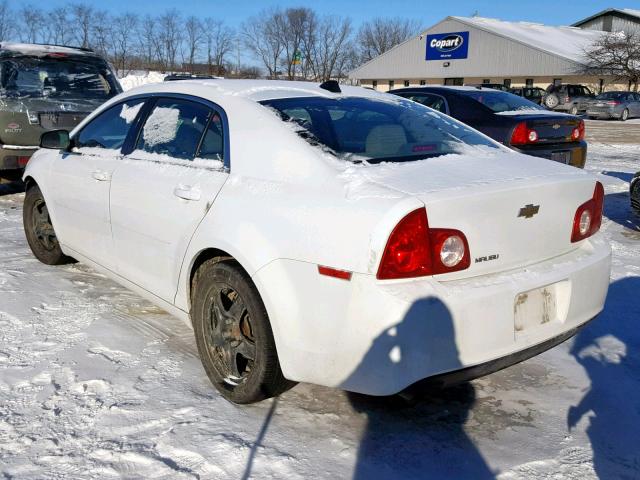 1G1ZB5E04CF217424 - 2012 CHEVROLET MALIBU LS WHITE photo 3