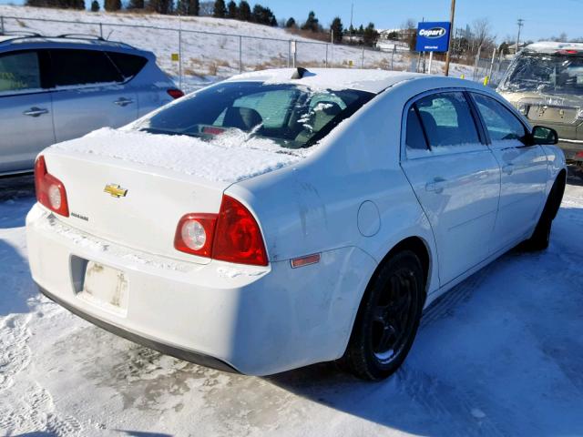 1G1ZB5E04CF217424 - 2012 CHEVROLET MALIBU LS WHITE photo 4