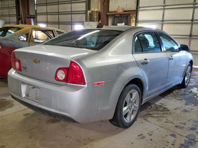 1G1ZA5EU8CF366845 - 2012 CHEVROLET MALIBU LS SILVER photo 4