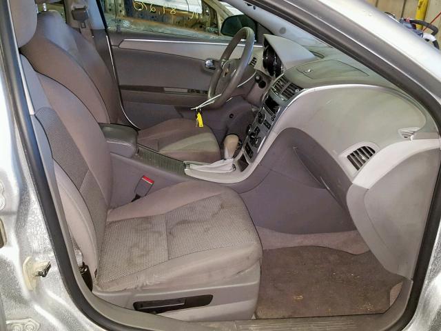 1G1ZA5EU8CF366845 - 2012 CHEVROLET MALIBU LS SILVER photo 5