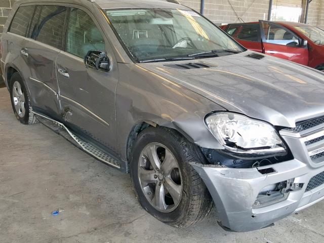 4JGBF7BEXAA603098 - 2010 MERCEDES-BENZ GL 450 4MA GRAY photo 9