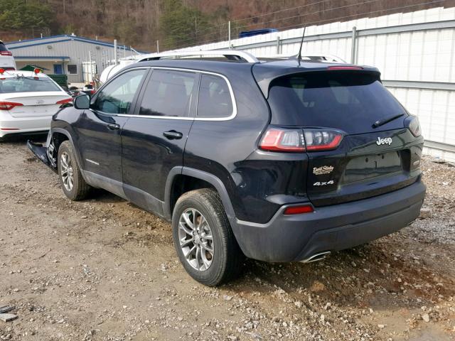 1C4PJMLX1KD304736 - 2019 JEEP CHEROKEE L BLACK photo 3