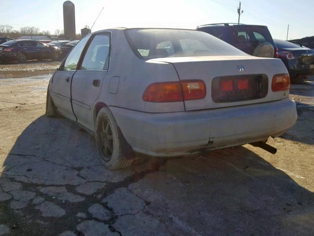 JHMEG8546PS029527 - 1993 HONDA CIVIC DX GRAY photo 3