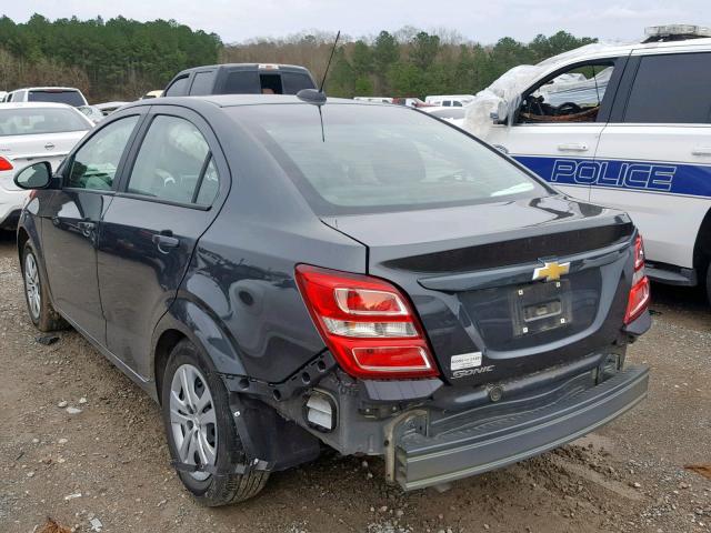 1G1JB5SH2J4108962 - 2018 CHEVROLET SONIC LS BLACK photo 3