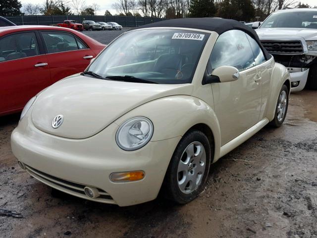 3VWCK21YX3M315894 - 2003 VOLKSWAGEN NEW BEETLE კრემისფერი ფოტო 2