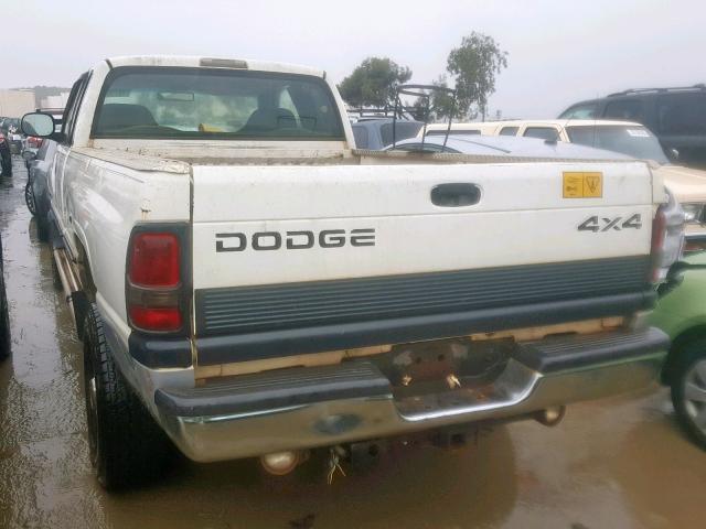 1B7KF23WXXJ586679 - 1999 DODGE RAM 2500 BLUE photo 3