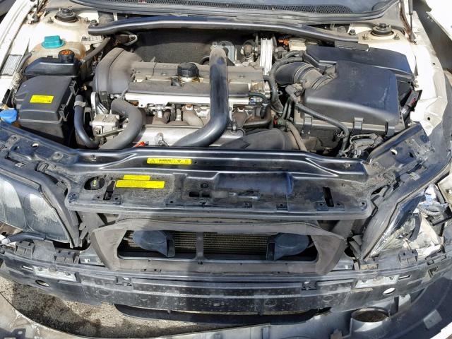 YV1RH58D622102876 - 2002 VOLVO S60 2.5T WHITE photo 7