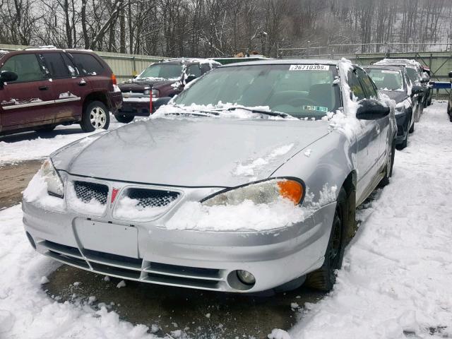 1G2NE52F83C323211 - 2003 PONTIAC GRAND AM S SILVER photo 2