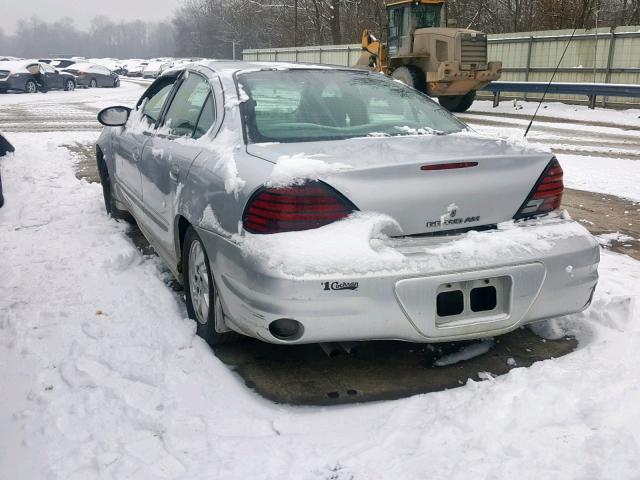 1G2NE52F83C323211 - 2003 PONTIAC GRAND AM S SILVER photo 3