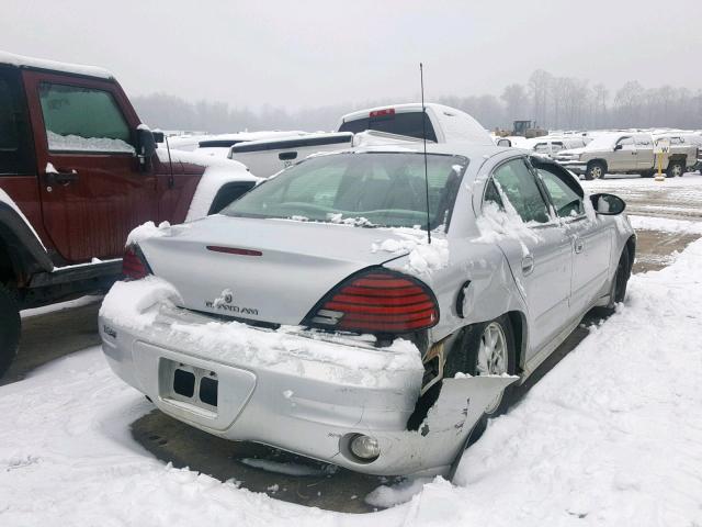 1G2NE52F83C323211 - 2003 PONTIAC GRAND AM S SILVER photo 4