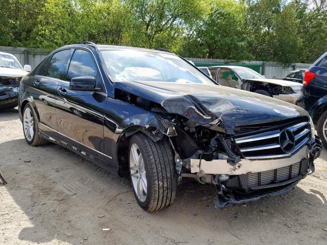 WDDGF4HB3ER314454 - 2014 MERCEDES-BENZ C 250 BLACK photo 1