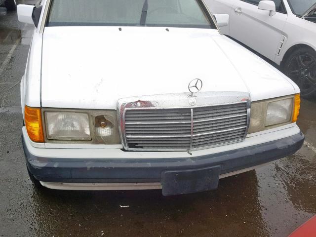 WDBDA28D2MF843846 - 1991 MERCEDES-BENZ 190 E 2.3 WHITE photo 9