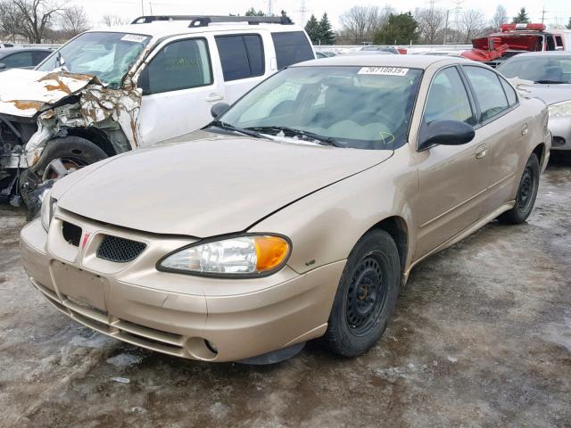 1G2NE52E75M136028 - 2005 PONTIAC GRAND AM S GOLD photo 2