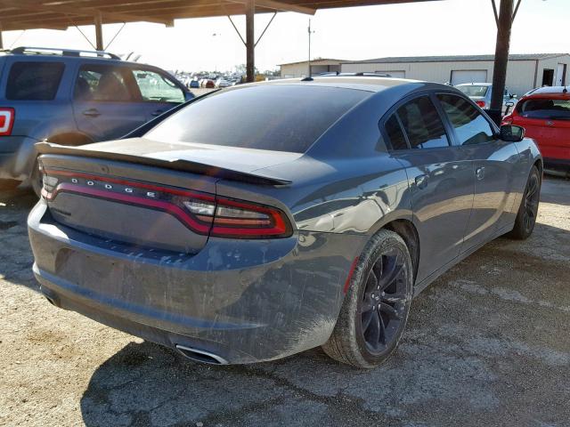 2C3CDXBG6JH147297 - 2018 DODGE CHARGER SX GRAY photo 4