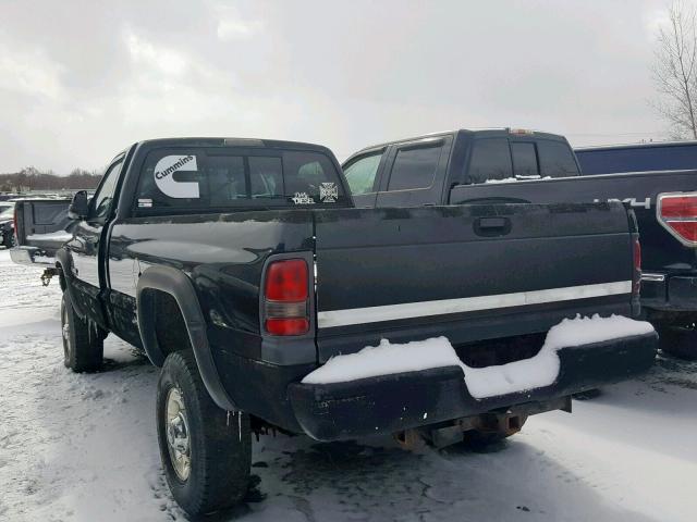 3B7KF26651M520451 - 2001 DODGE RAM 2500 BLACK photo 3