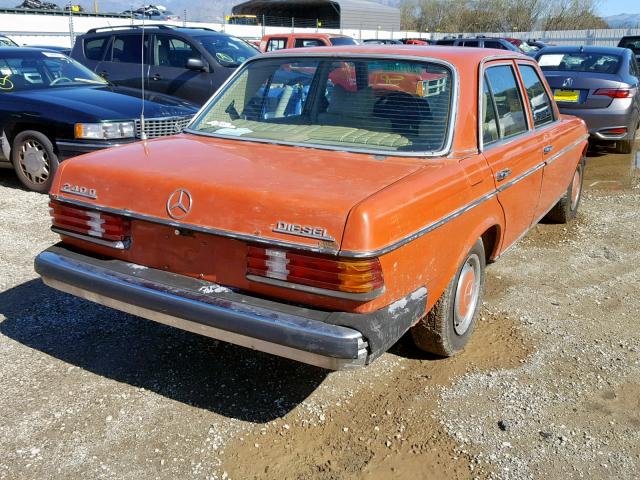 12312310121039 - 1979 MERCEDES-BENZ 240D ORANGE photo 4