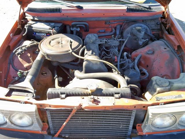 12312310121039 - 1979 MERCEDES-BENZ 240D ORANGE photo 7