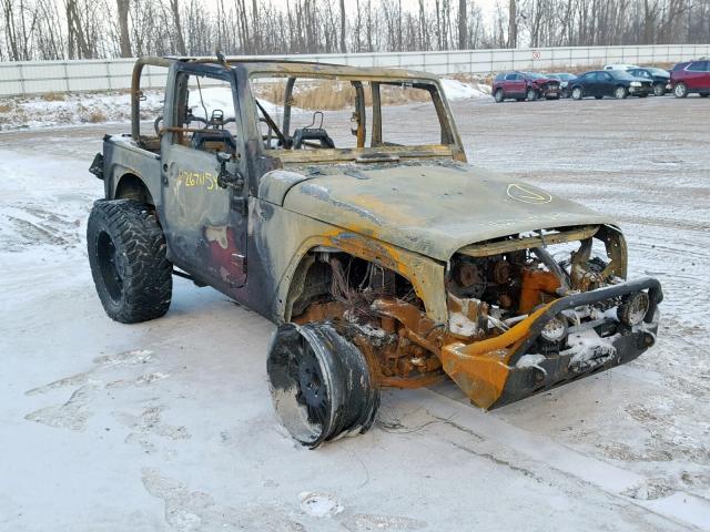 1J4AA5D15BL520157 - 2011 JEEP WRANGLER S ORANGE photo 1