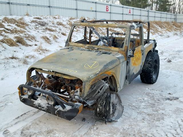 1J4AA5D15BL520157 - 2011 JEEP WRANGLER S ORANGE photo 2