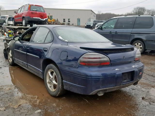 1G2WP52K71F168710 - 2001 PONTIAC GRAND PRIX BLUE photo 3