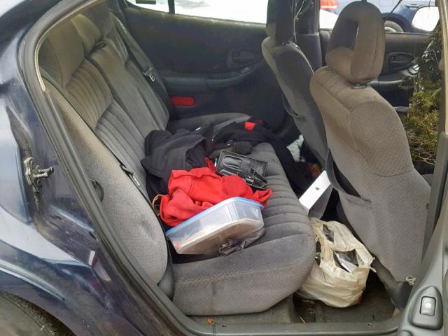 1G2WP52K71F168710 - 2001 PONTIAC GRAND PRIX BLUE photo 6