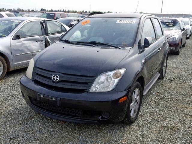 JTKKT624940067441 - 2004 TOYOTA SCION XA BLACK photo 2