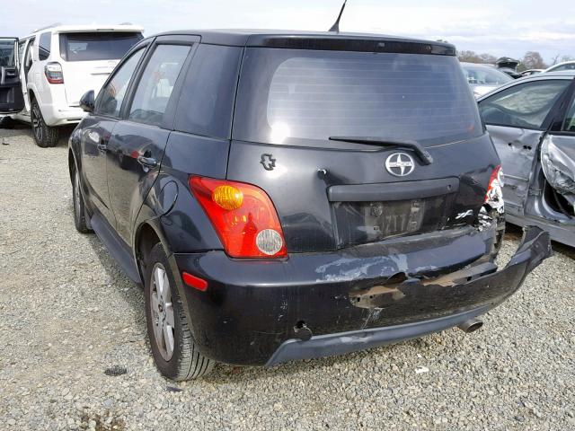 JTKKT624940067441 - 2004 TOYOTA SCION XA BLACK photo 3