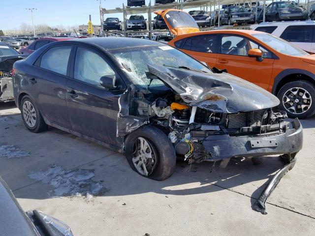 KNAFU4A28A5808040 - 2010 KIA FORTE EX BLACK photo 1