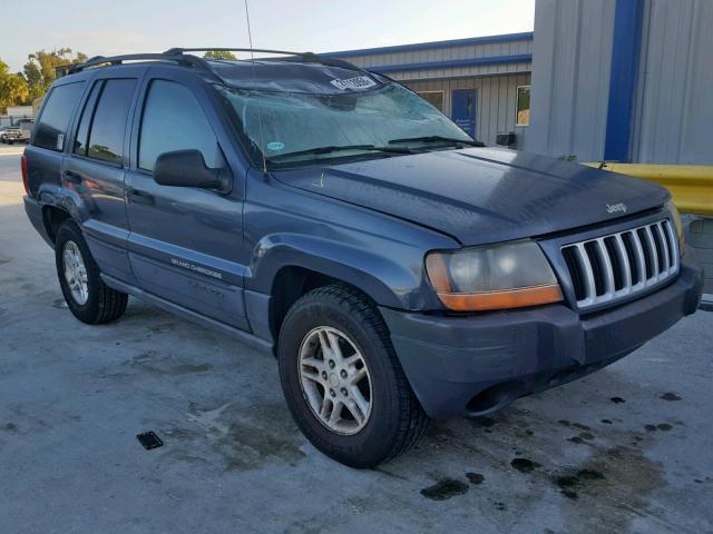 1J4GX48S14C314696 - 2004 JEEP GRAND CHER BLUE photo 1