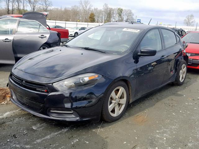 1C3CDFBB1FD351945 - 2015 DODGE DART SXT BLACK photo 2